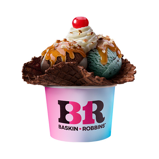 Caramel Chocolate Waffle